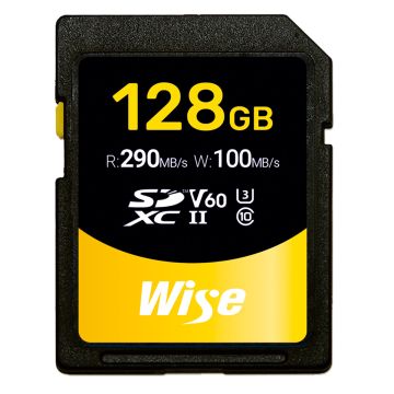 Wise SDXC UHS-II Memory Card - 128GB